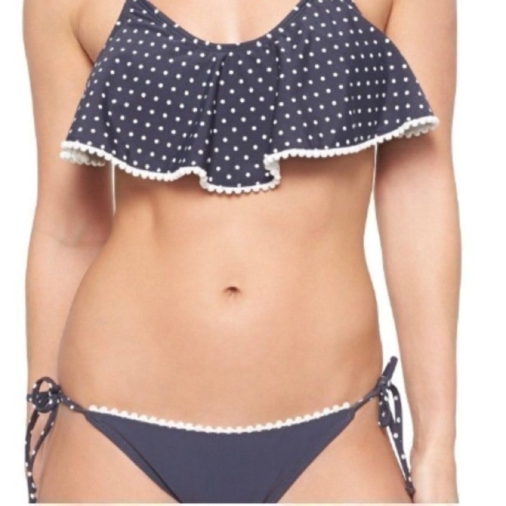 Xhilaration String Bikini Separates Pom Pom NEW